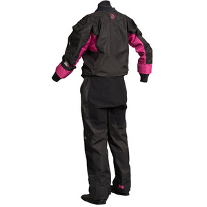 Gul Damen Dartmouth Eclip Zip Drysuit Schwarz / Pink Gm0383-b3